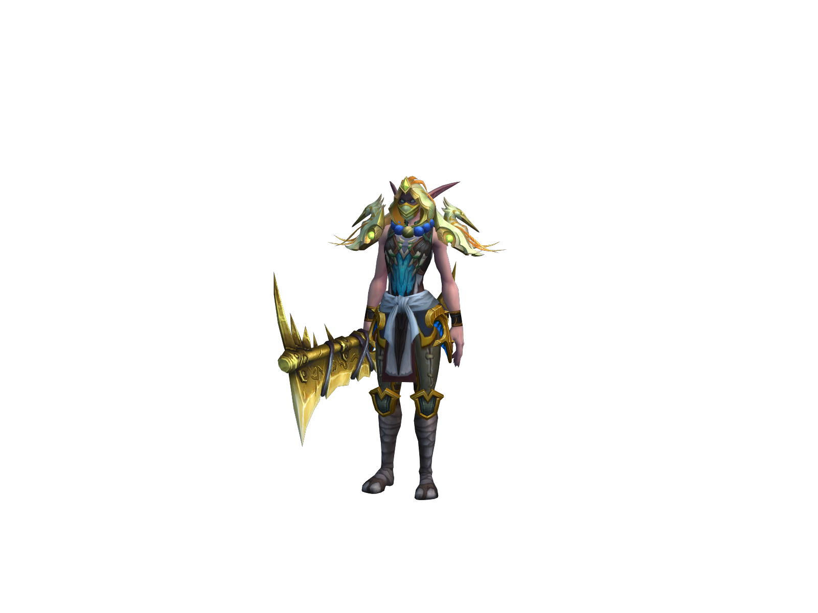Baldurr 3D character render