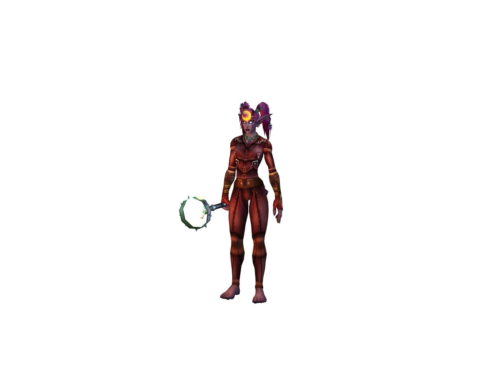 Mazia 3D character render