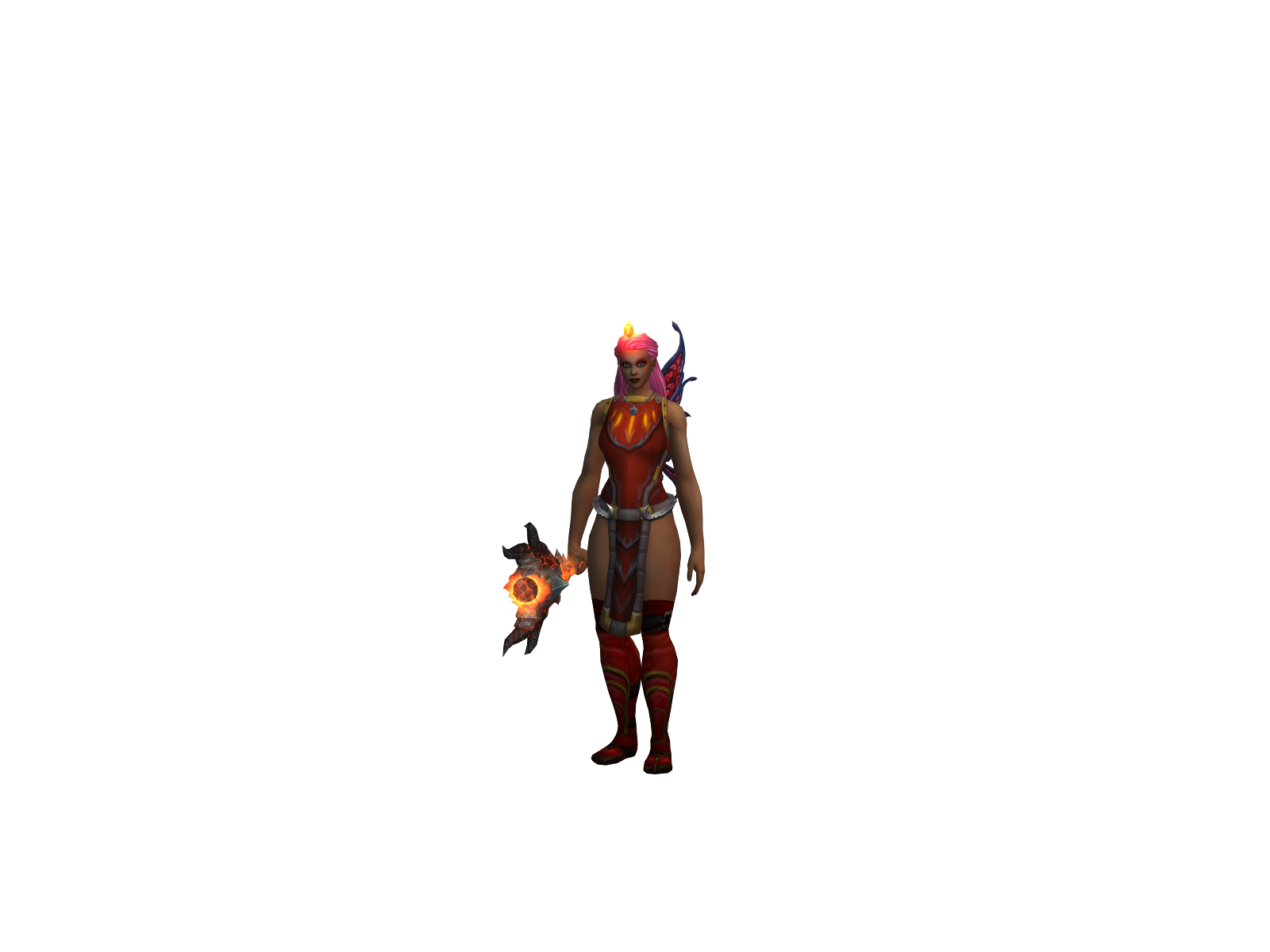 Mádekà 3D character render
