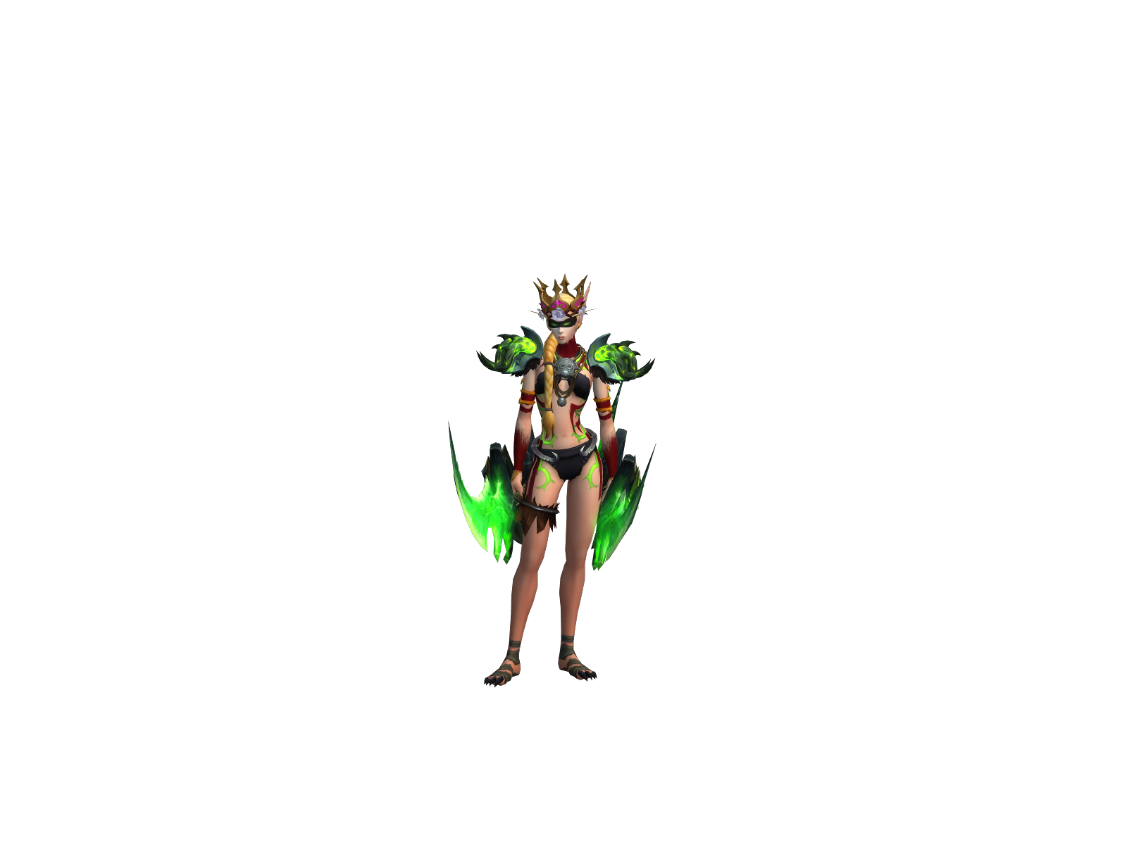 Blackkittens 3D character render
