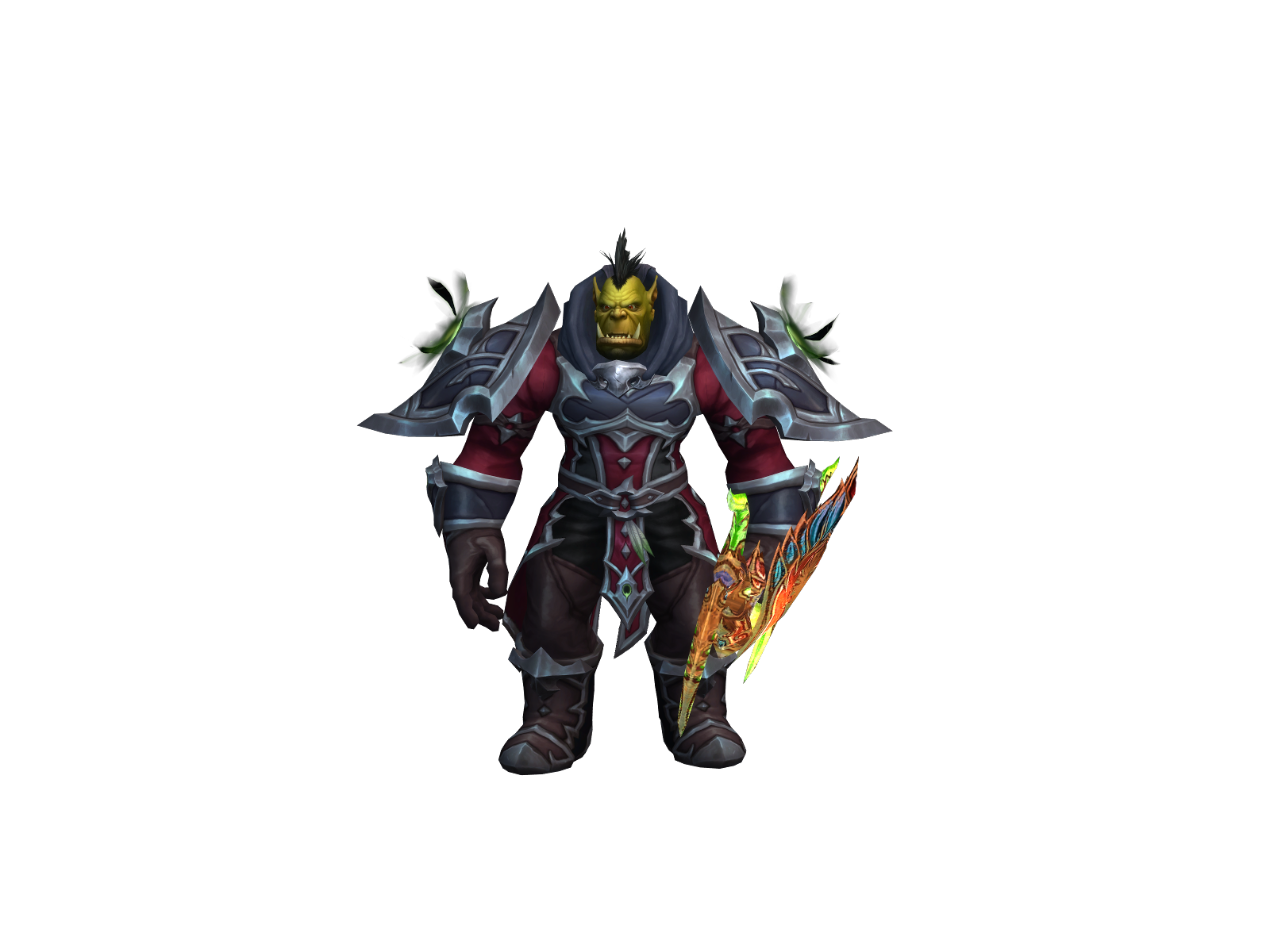 Krider 3D character render