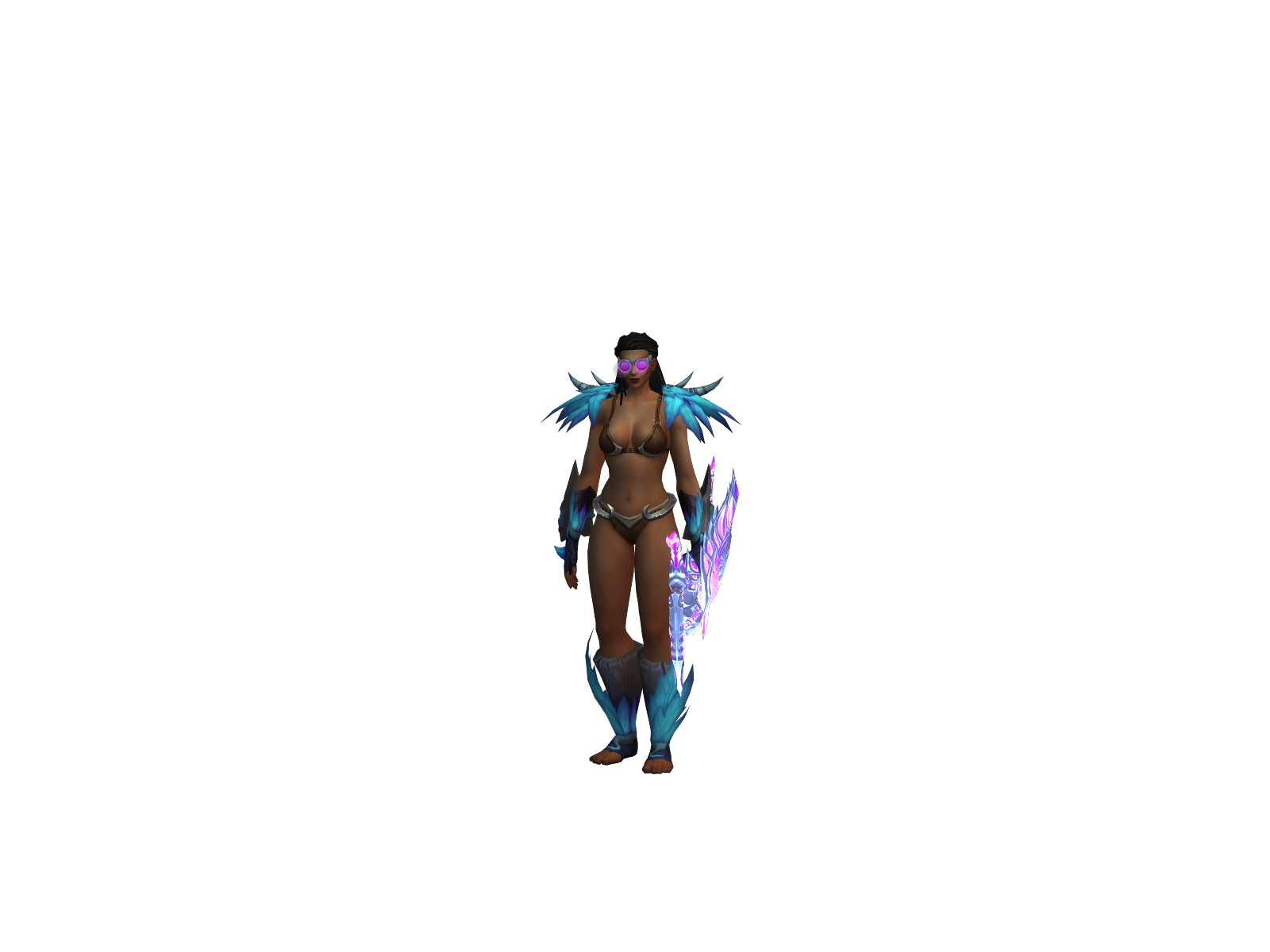 Madekã 3D character render