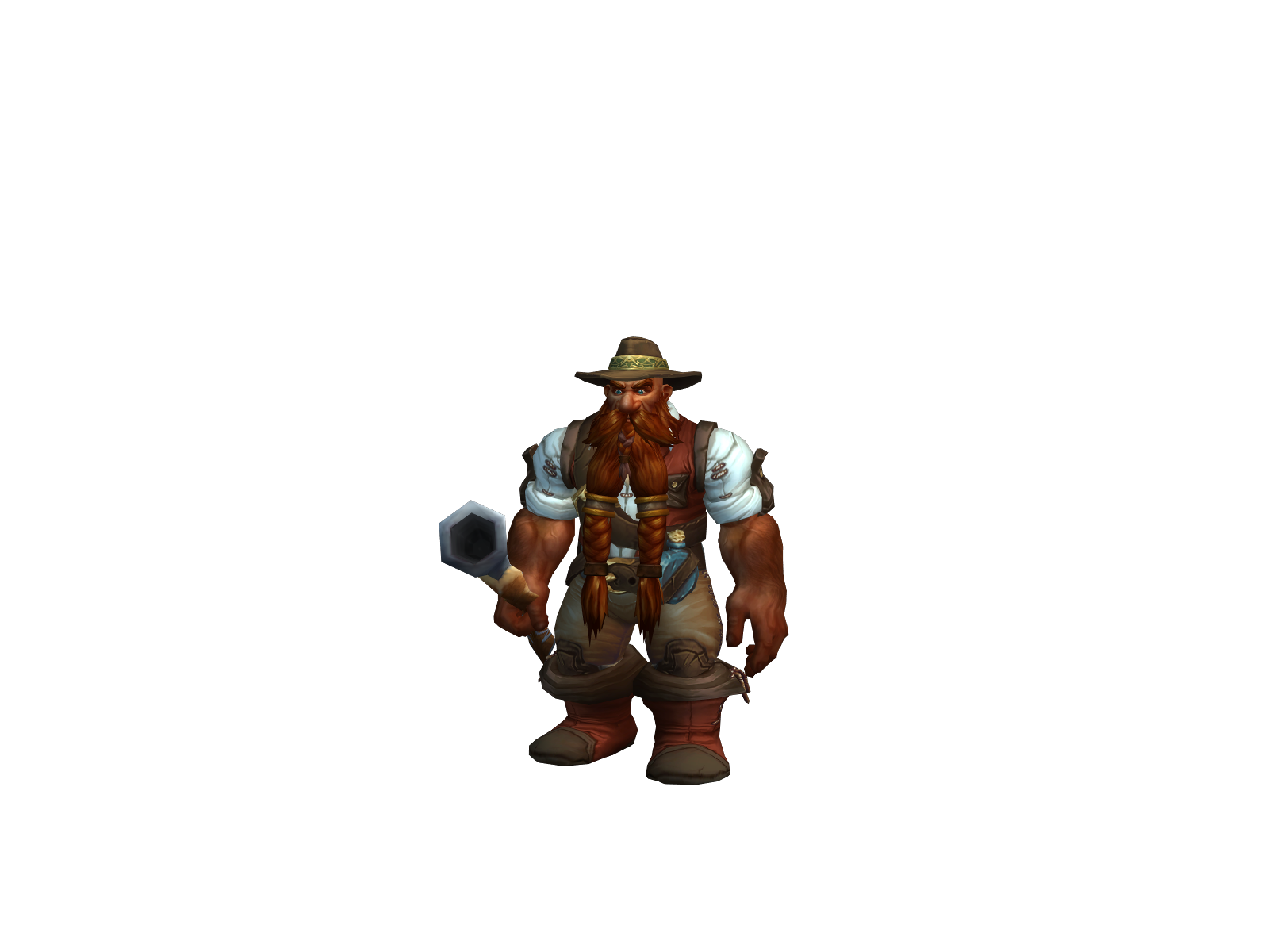 Jeffster 3D character render