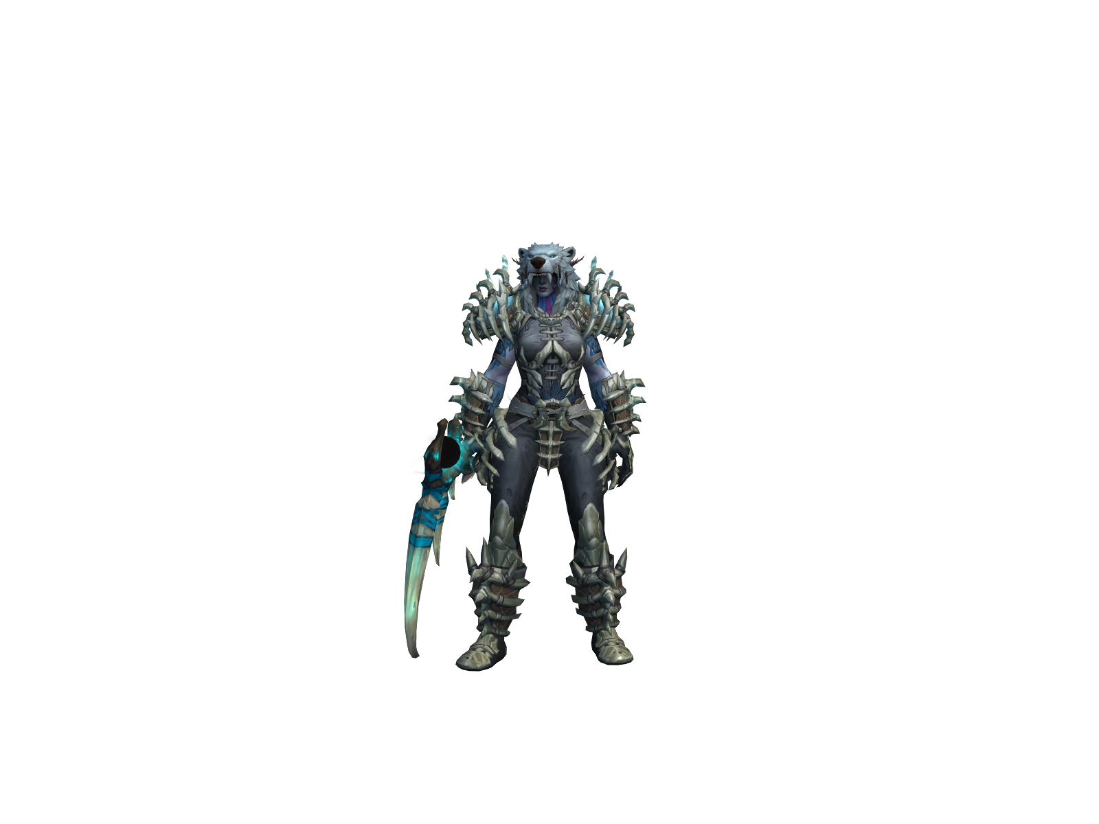 Selennë 3D character render