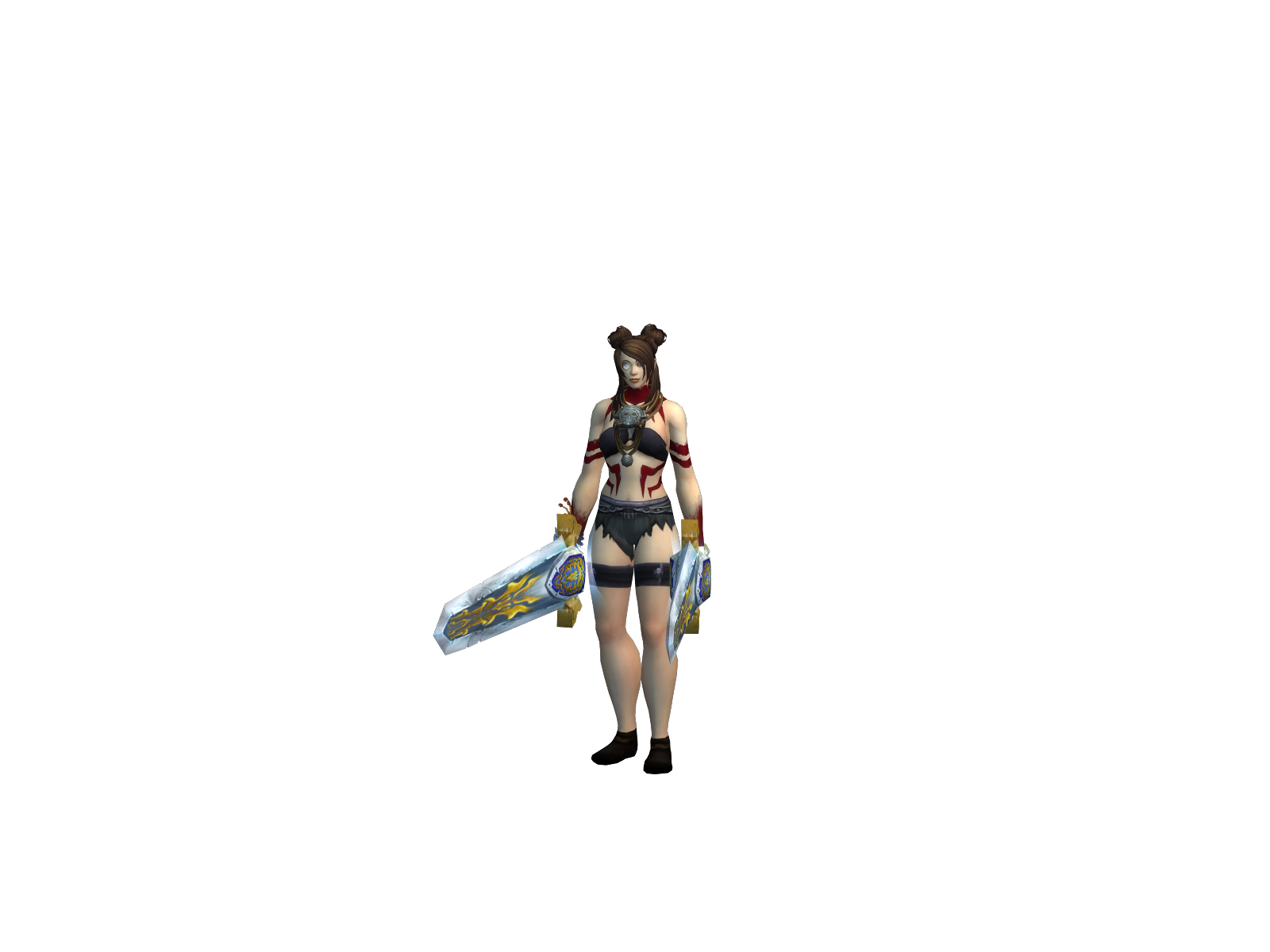 Amnewar 3D character render