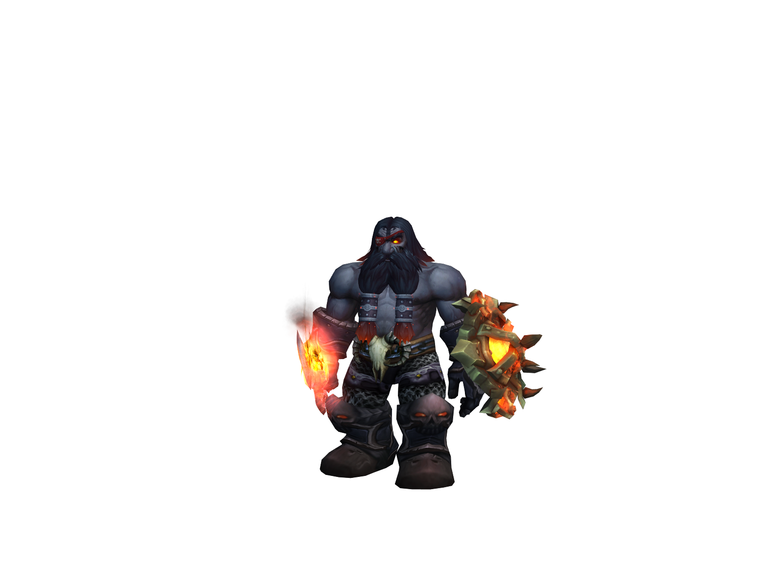 Grumble 3D character render