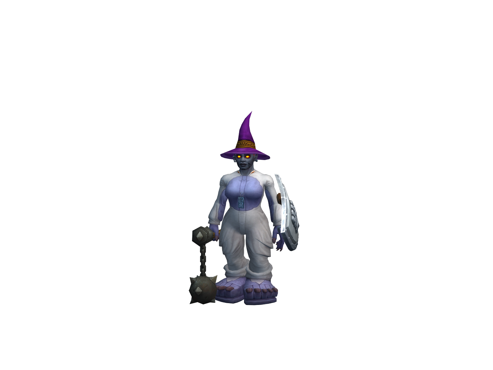 Hekla 3D character render