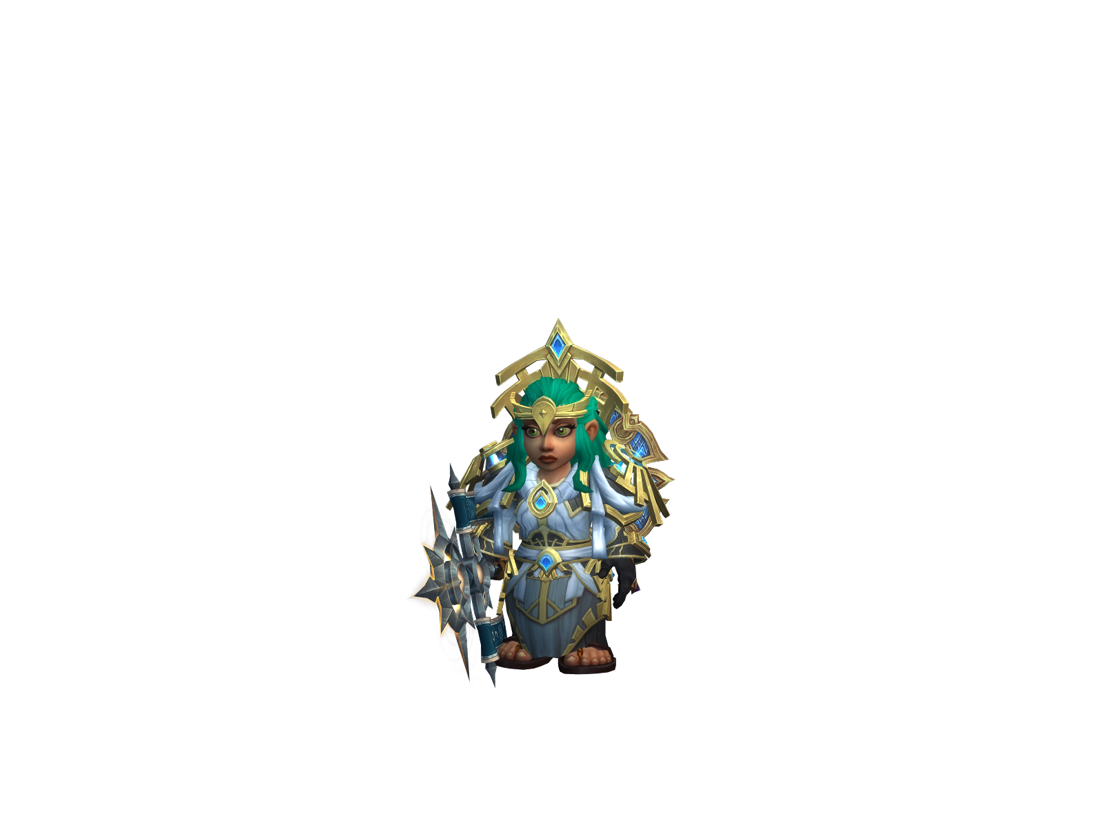 Jaelur 3D character render