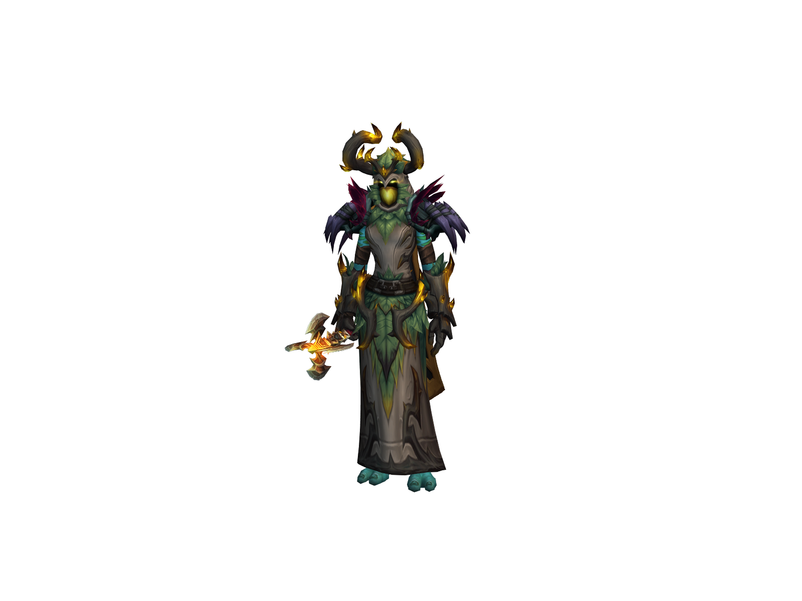 Druva 3D character render