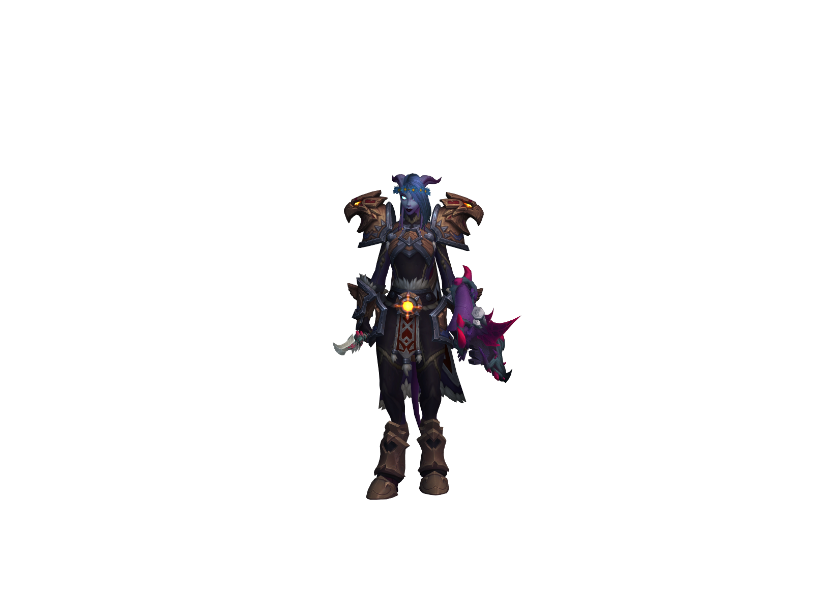 Tamazi 3D character render