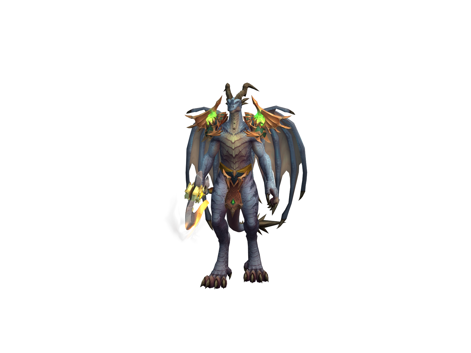 Dragonitee 3D character render