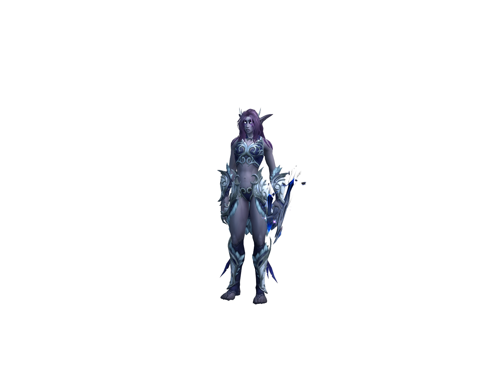 Kyrande 3D character render