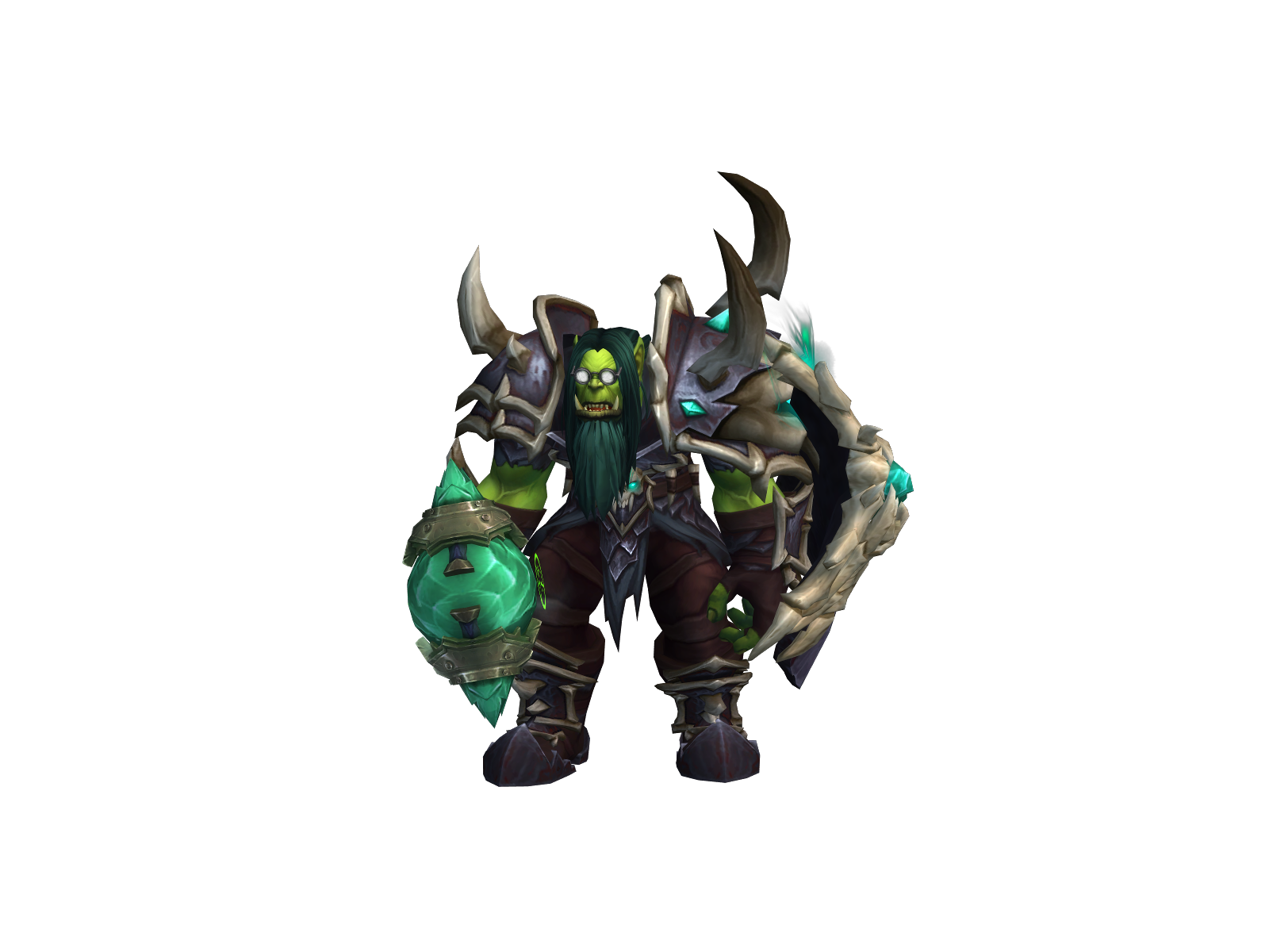 Bsack 3D character render