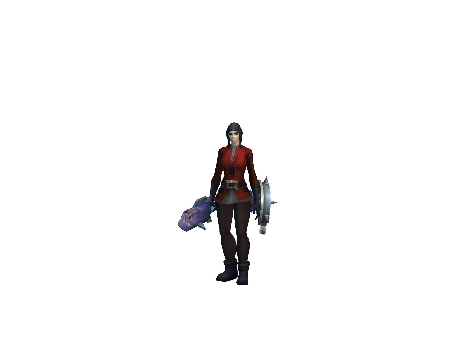 Hoj 3D character render