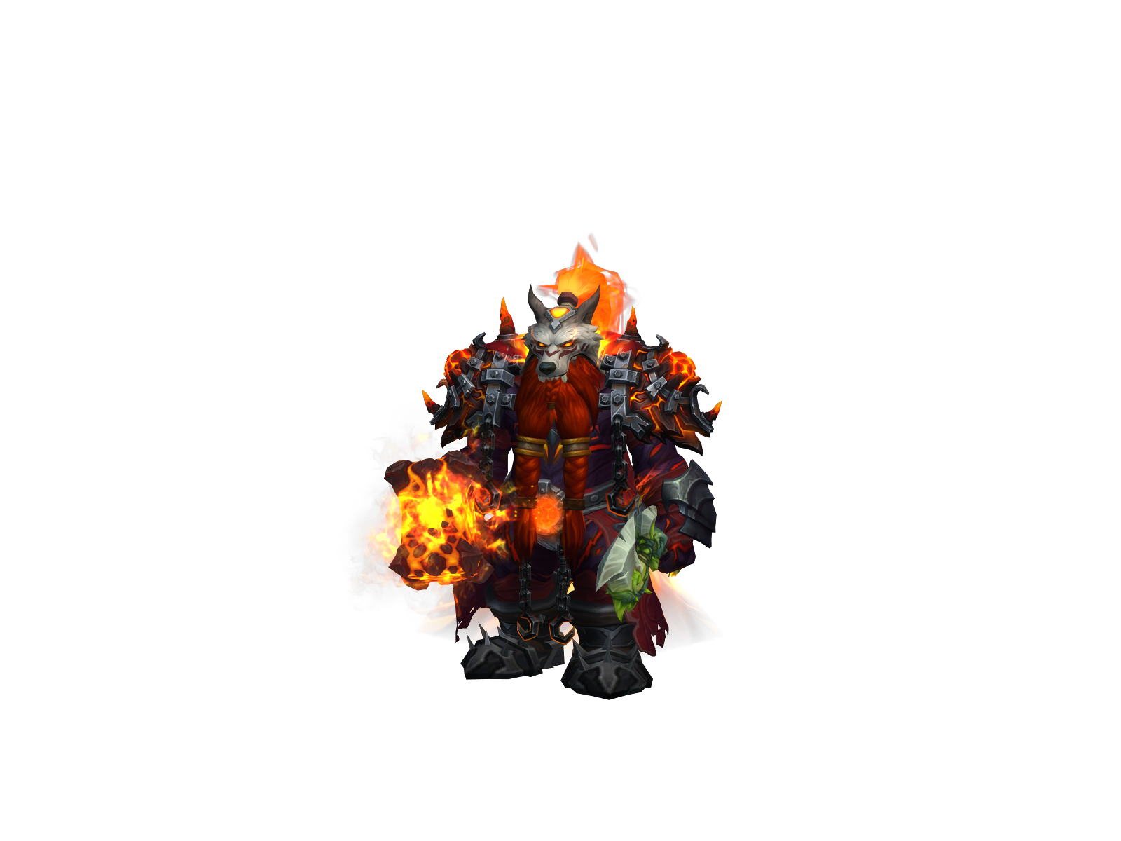 Firelord 3D character render