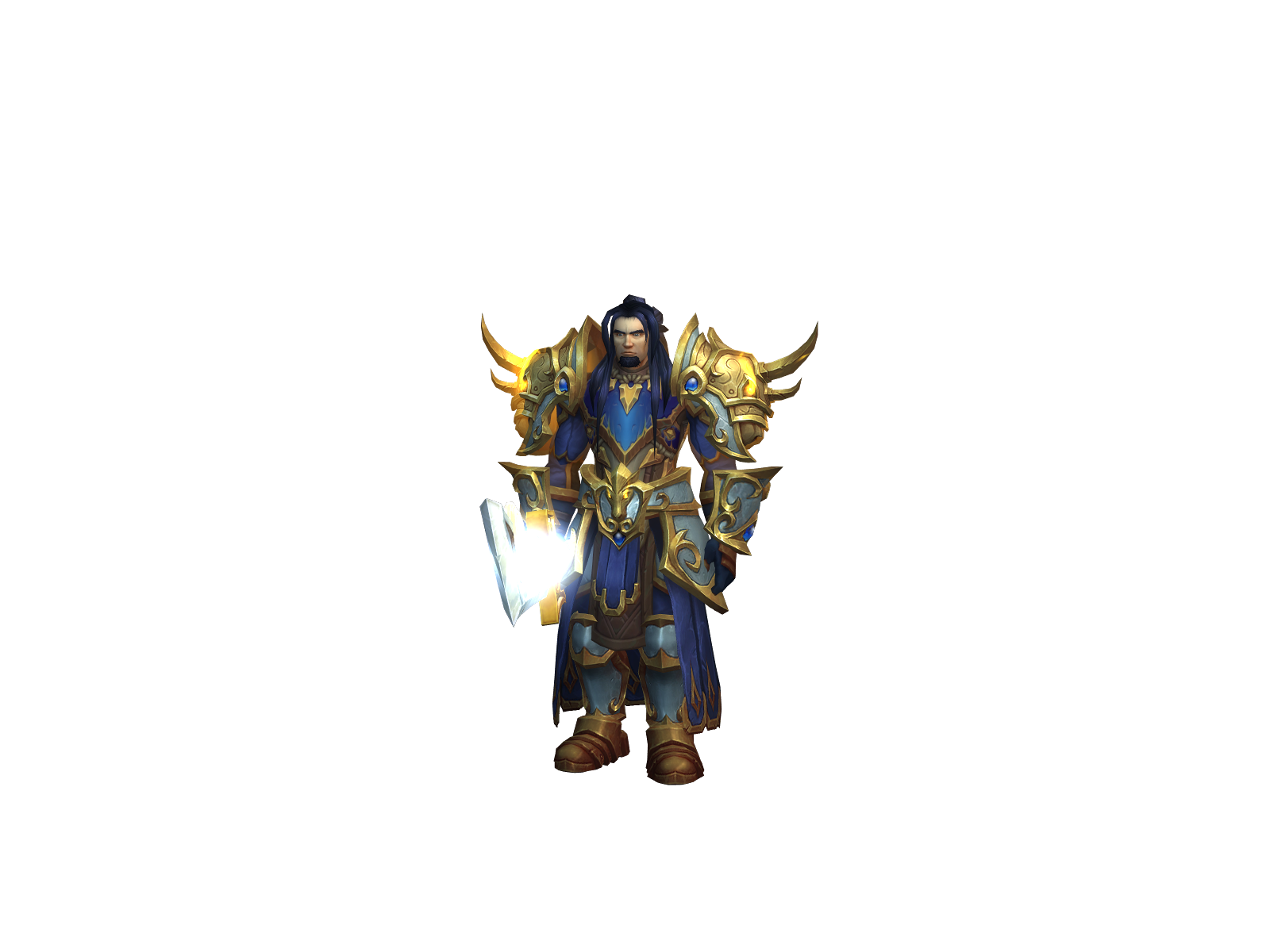 Tyrael 3D character render