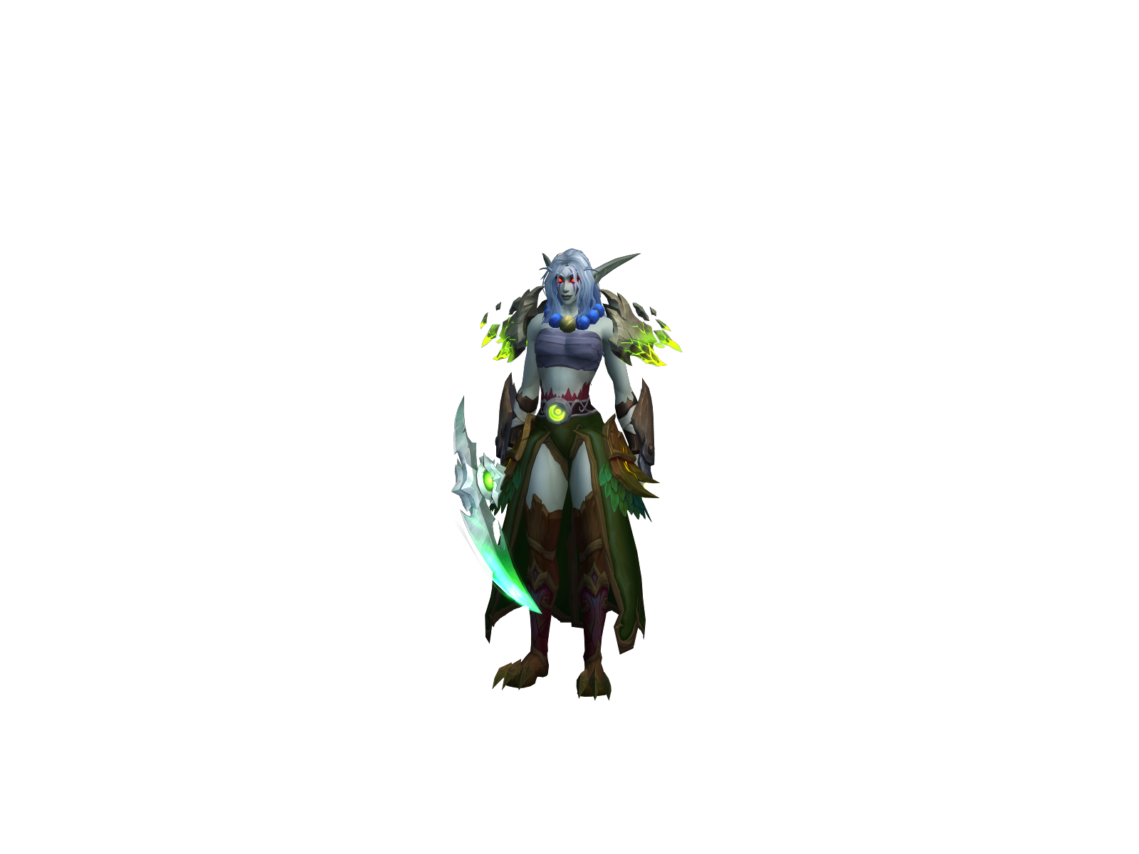 Elvadrieda 3D character render