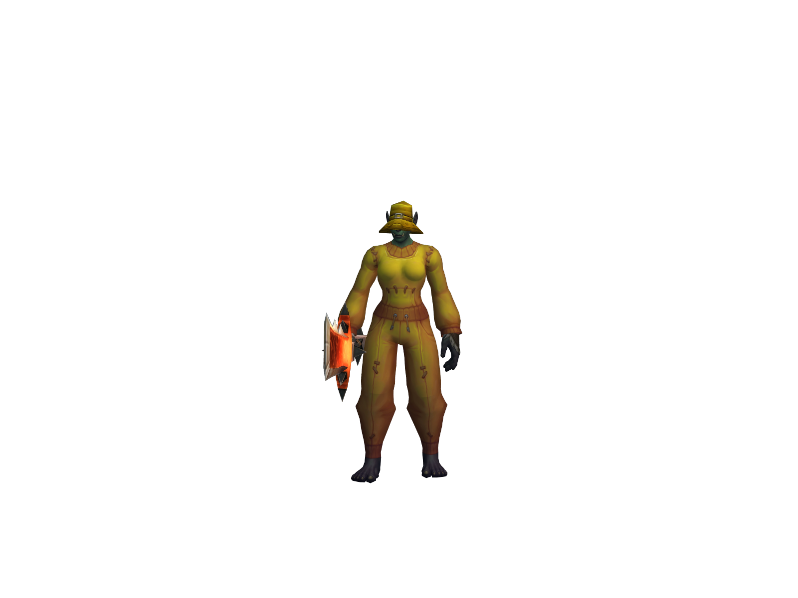 Jowu 3D character render