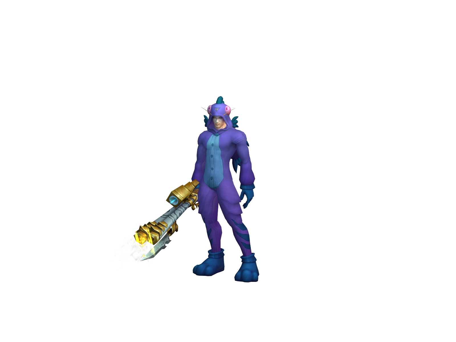 Hulluko 3D character render
