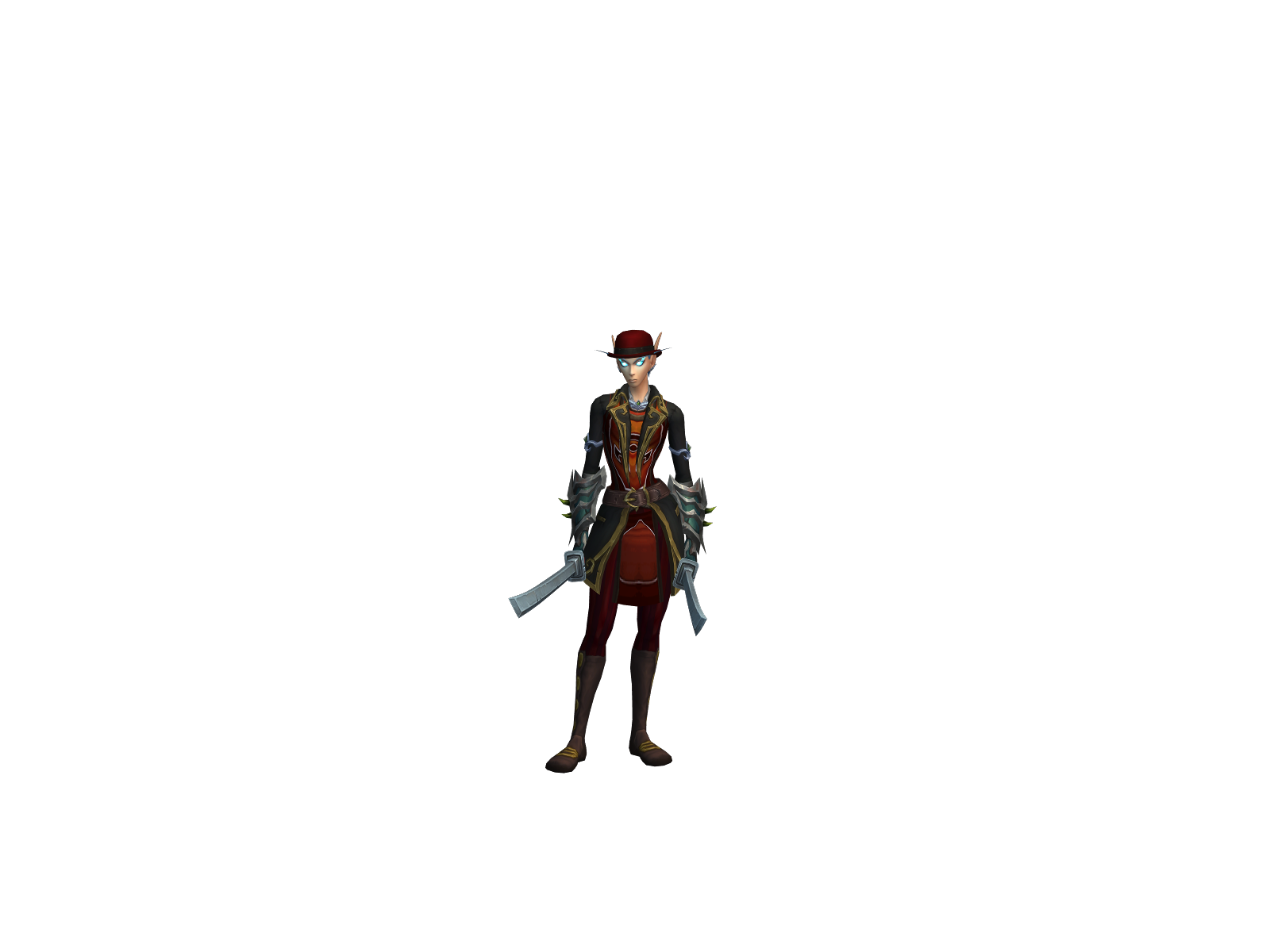 Sertette 3D character render
