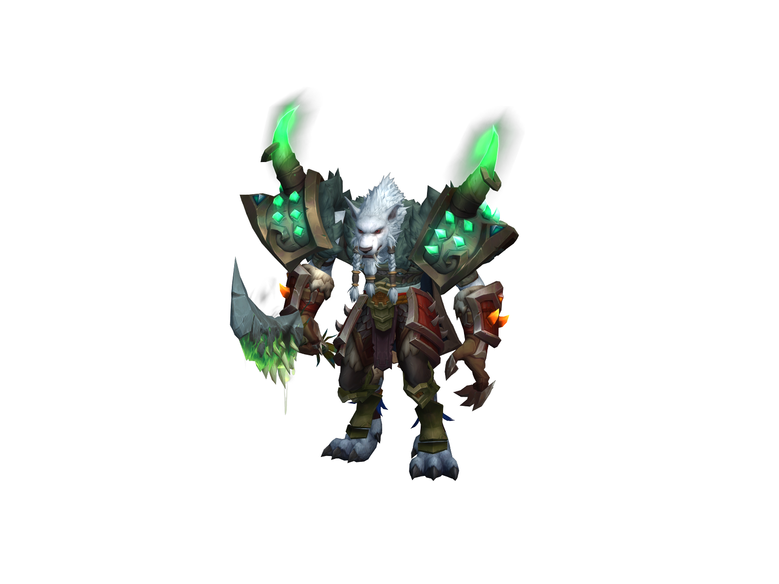 Herbaworgen 3D character render