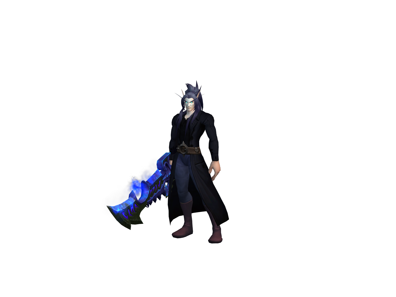 mode 3D character render