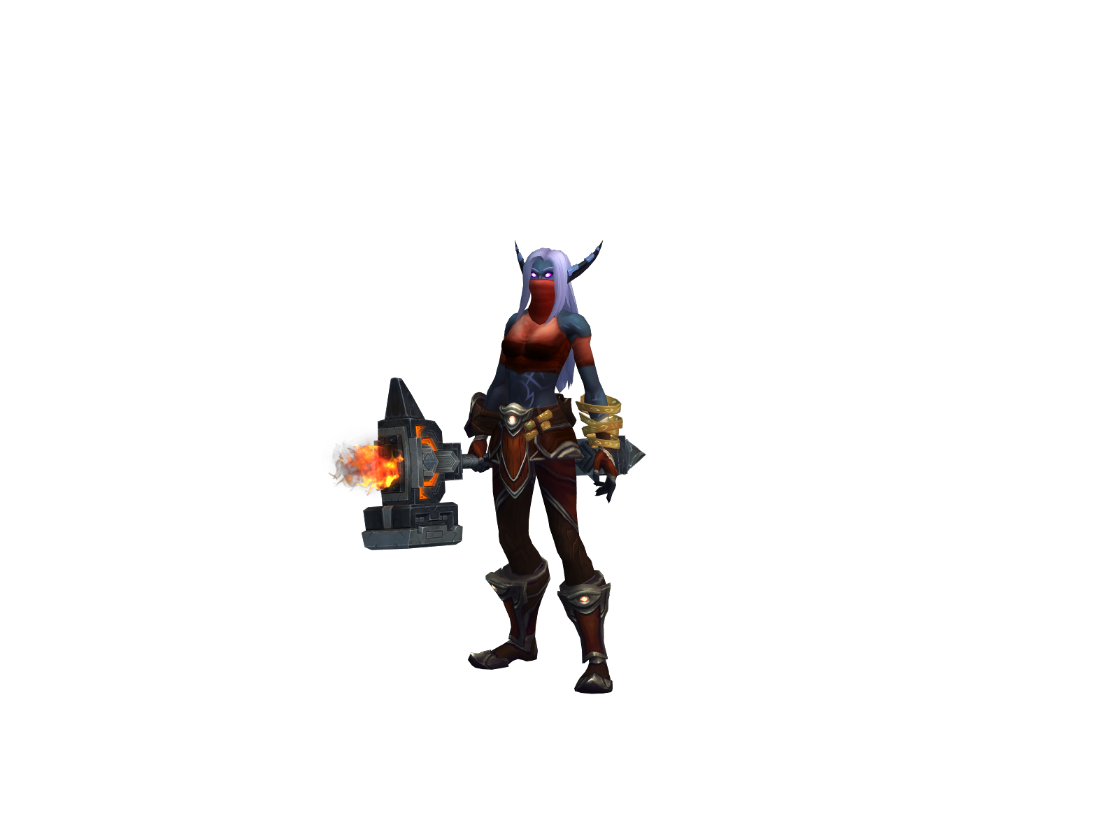 Thally 3D character render