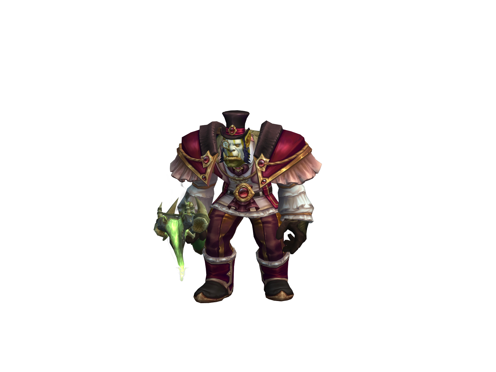 Grusch 3D character render