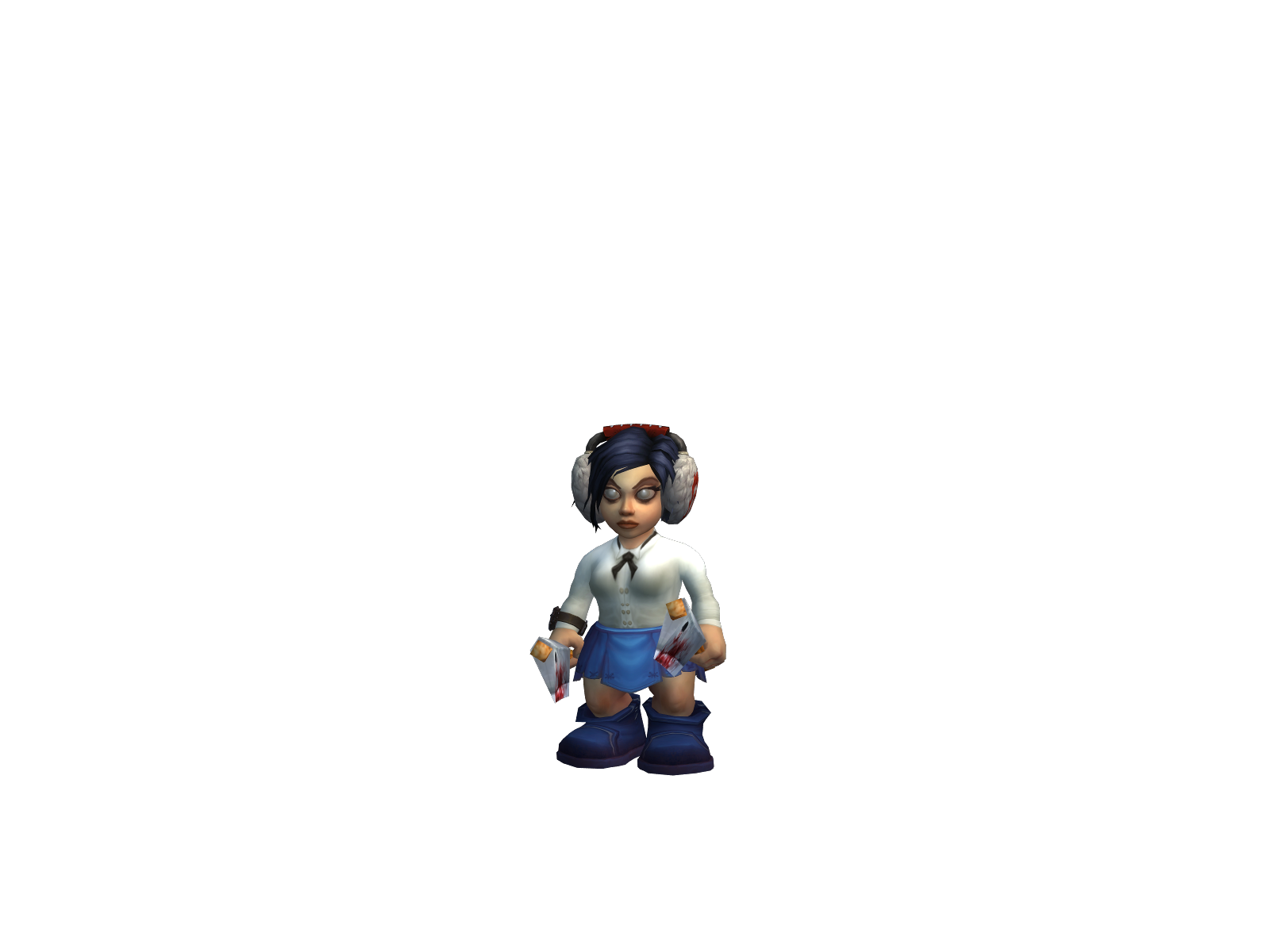 Бюрыч 3D character render