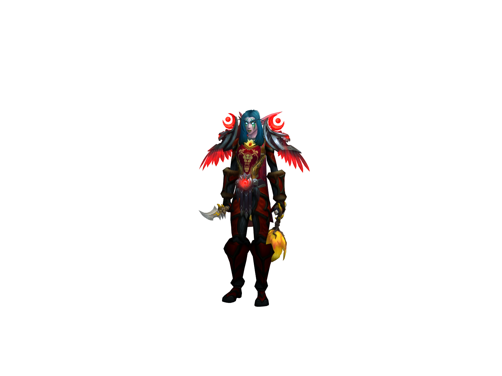 Месьеджалал 3D character render