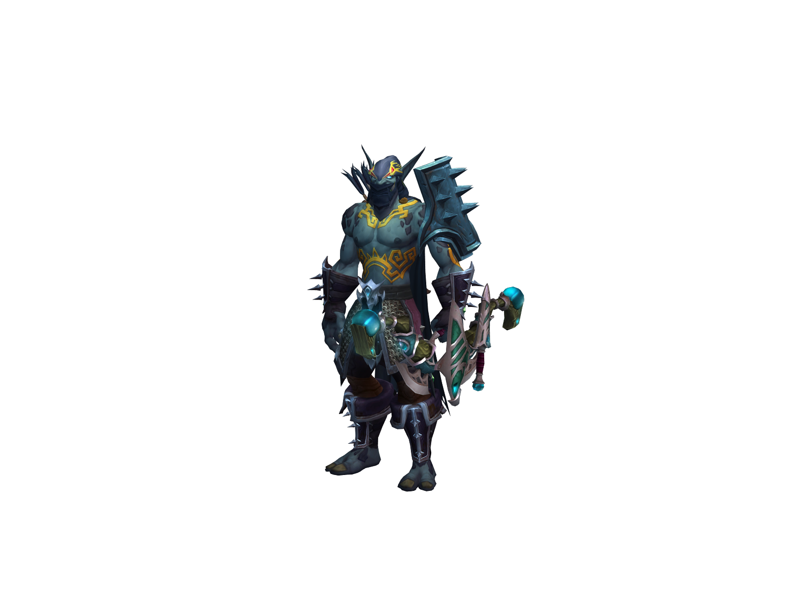 Ледо 3D character render