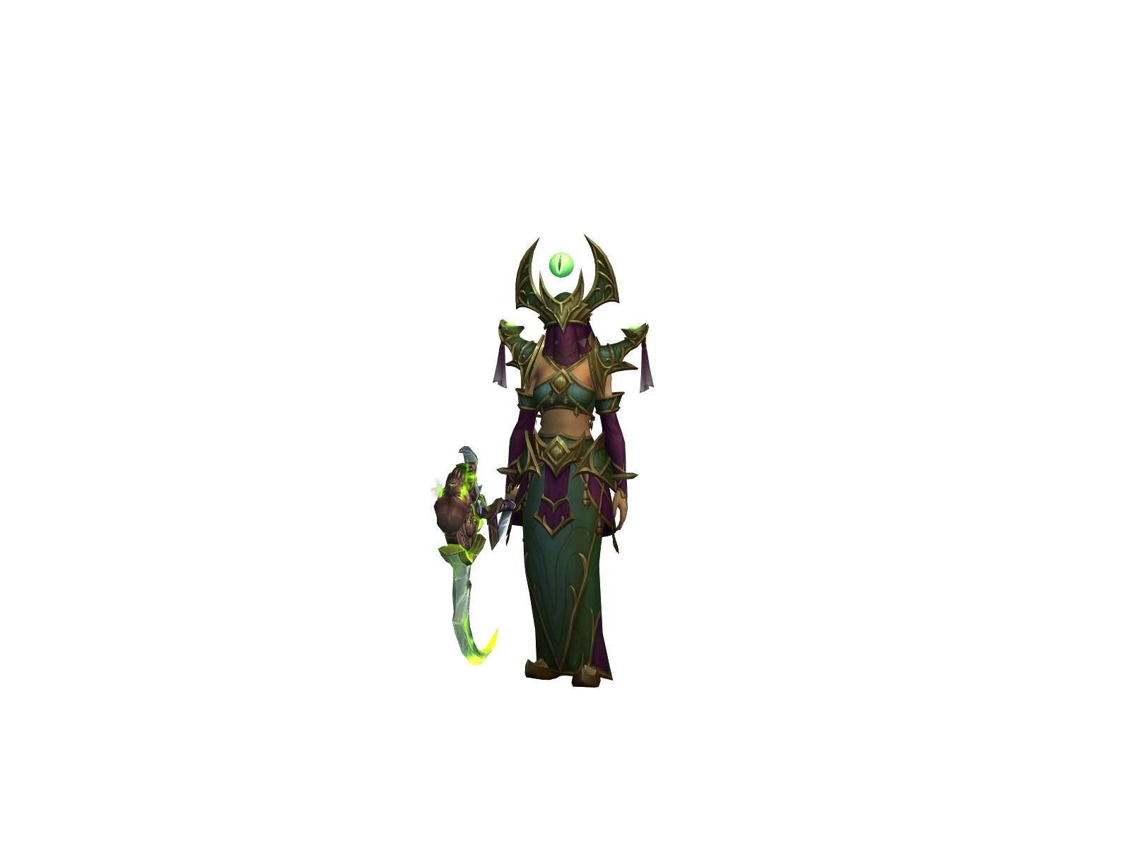 Соулин 3D character render