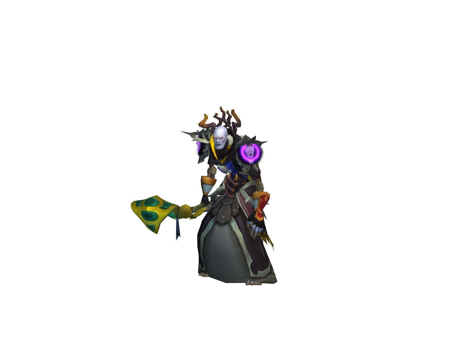 Абсорбич 3D character render