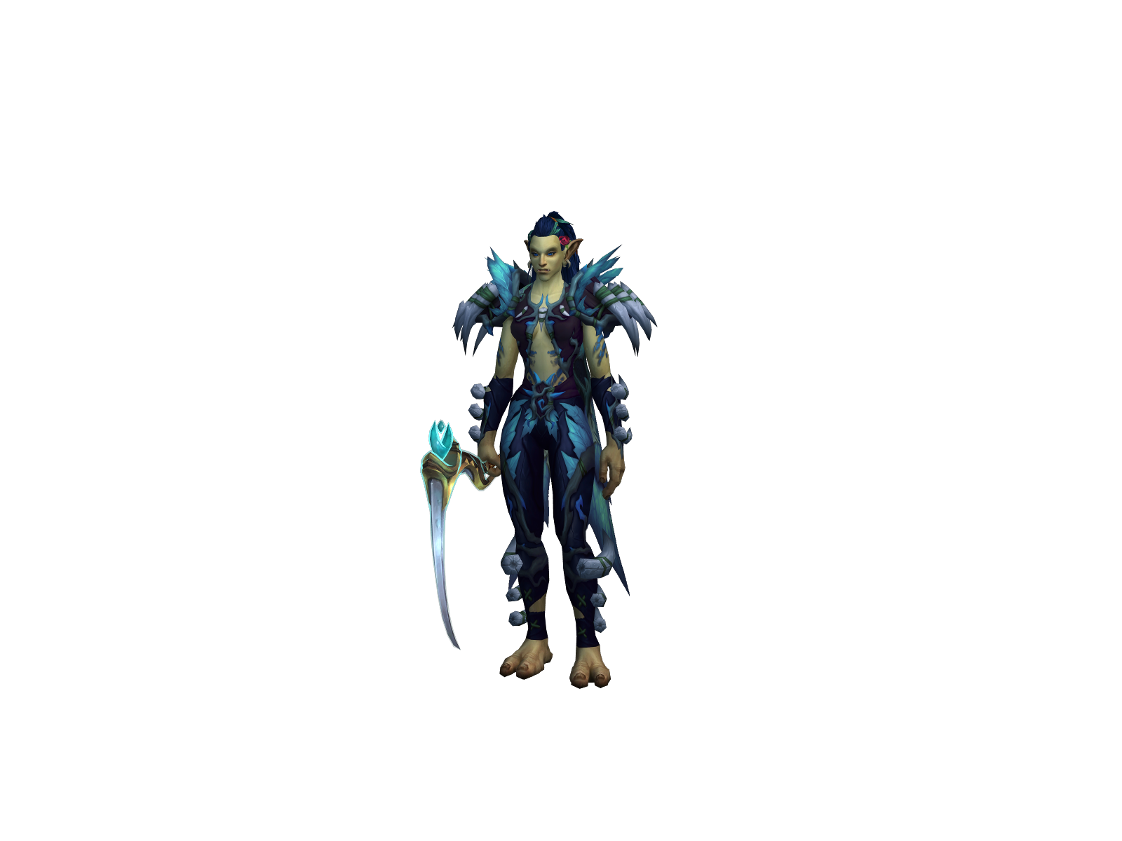 Птича 3D character render