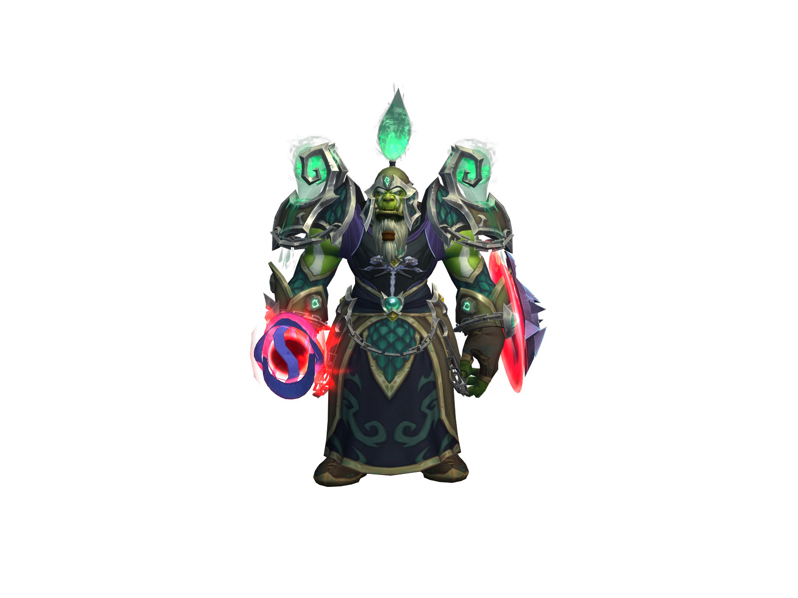 Фоэксген 3D character render