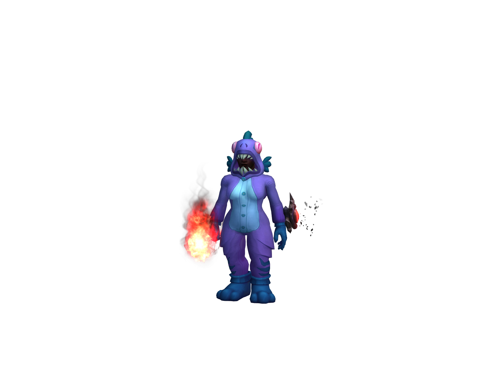Киккаст 3D character render