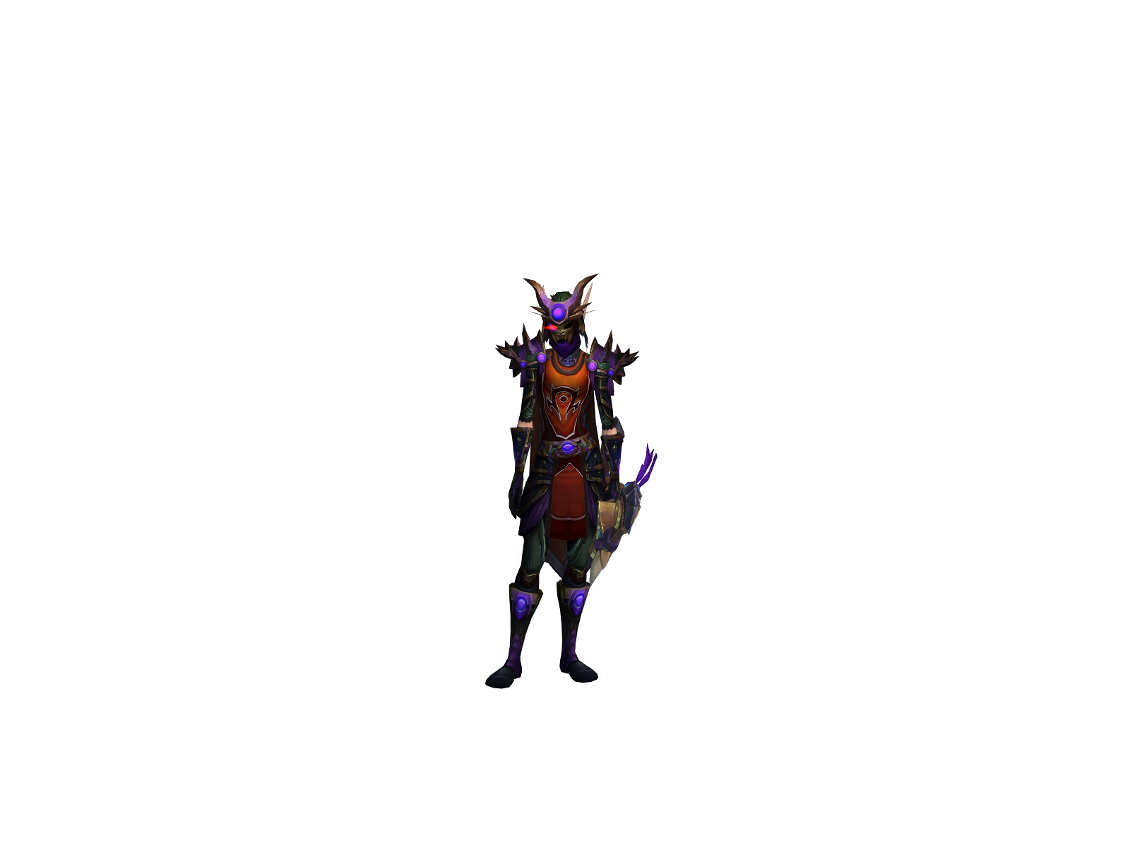 Пелюрея 3D character render