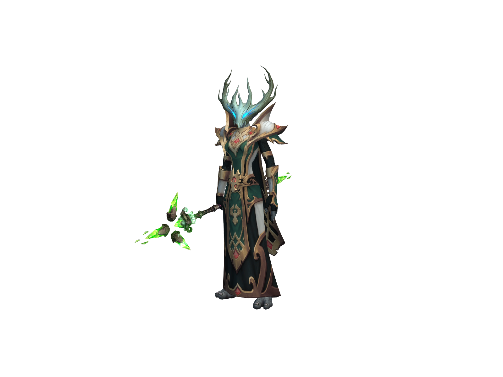 Целестиал 3D character render