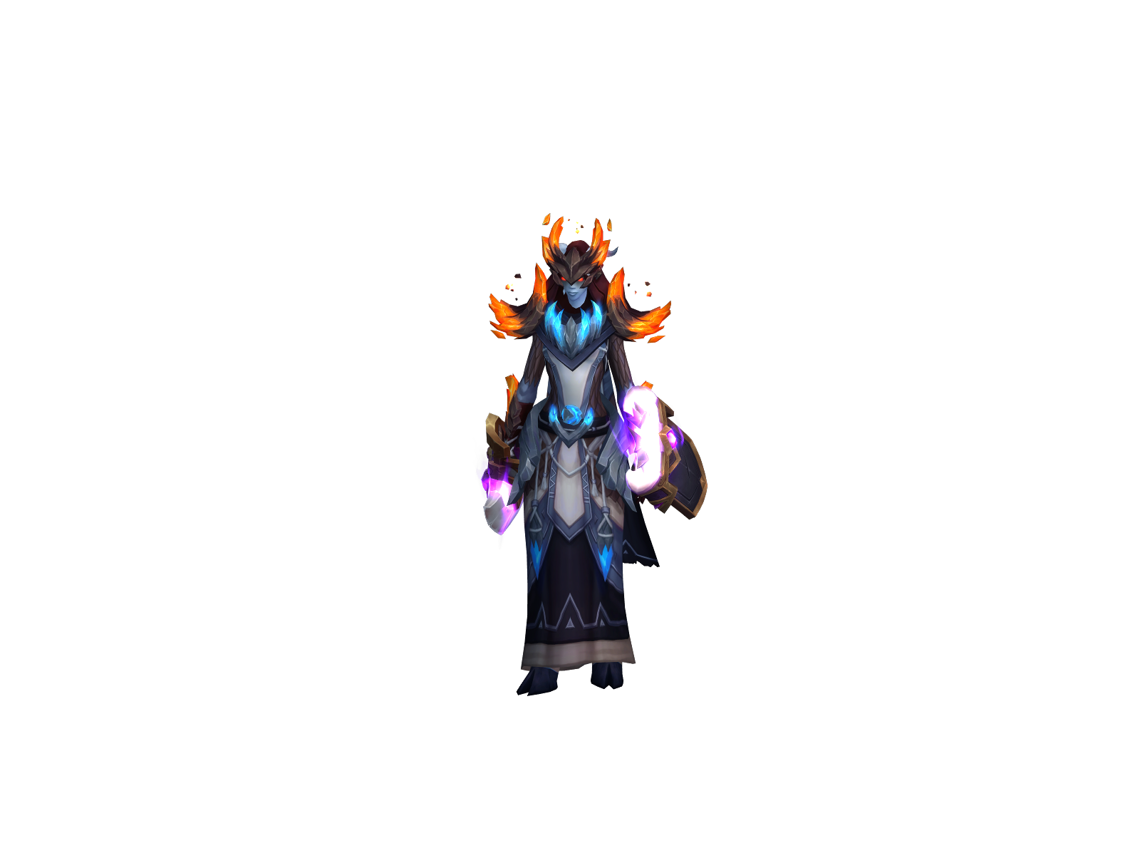 Нахиса 3D character render