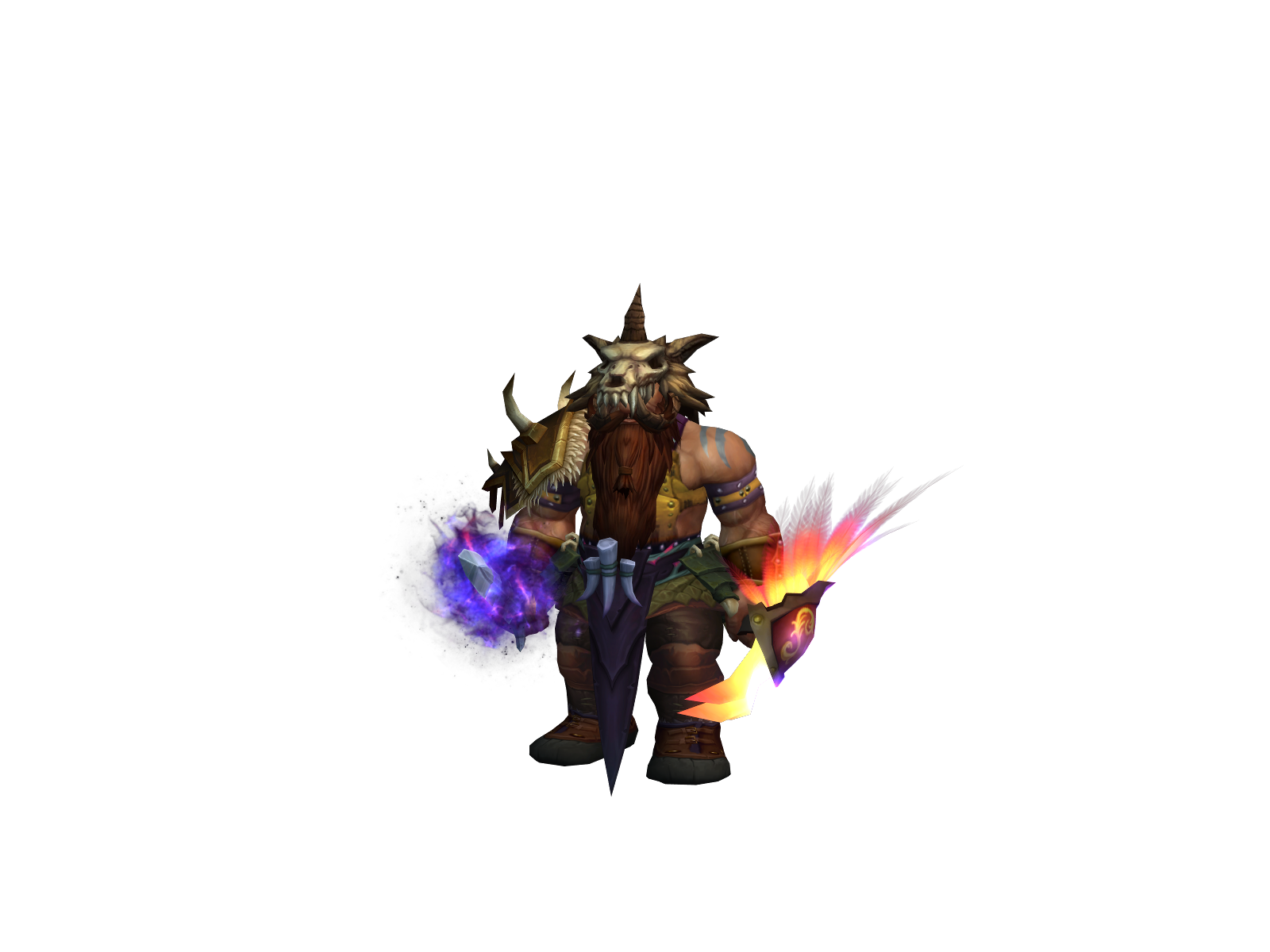 Буйнобород 3D character render
