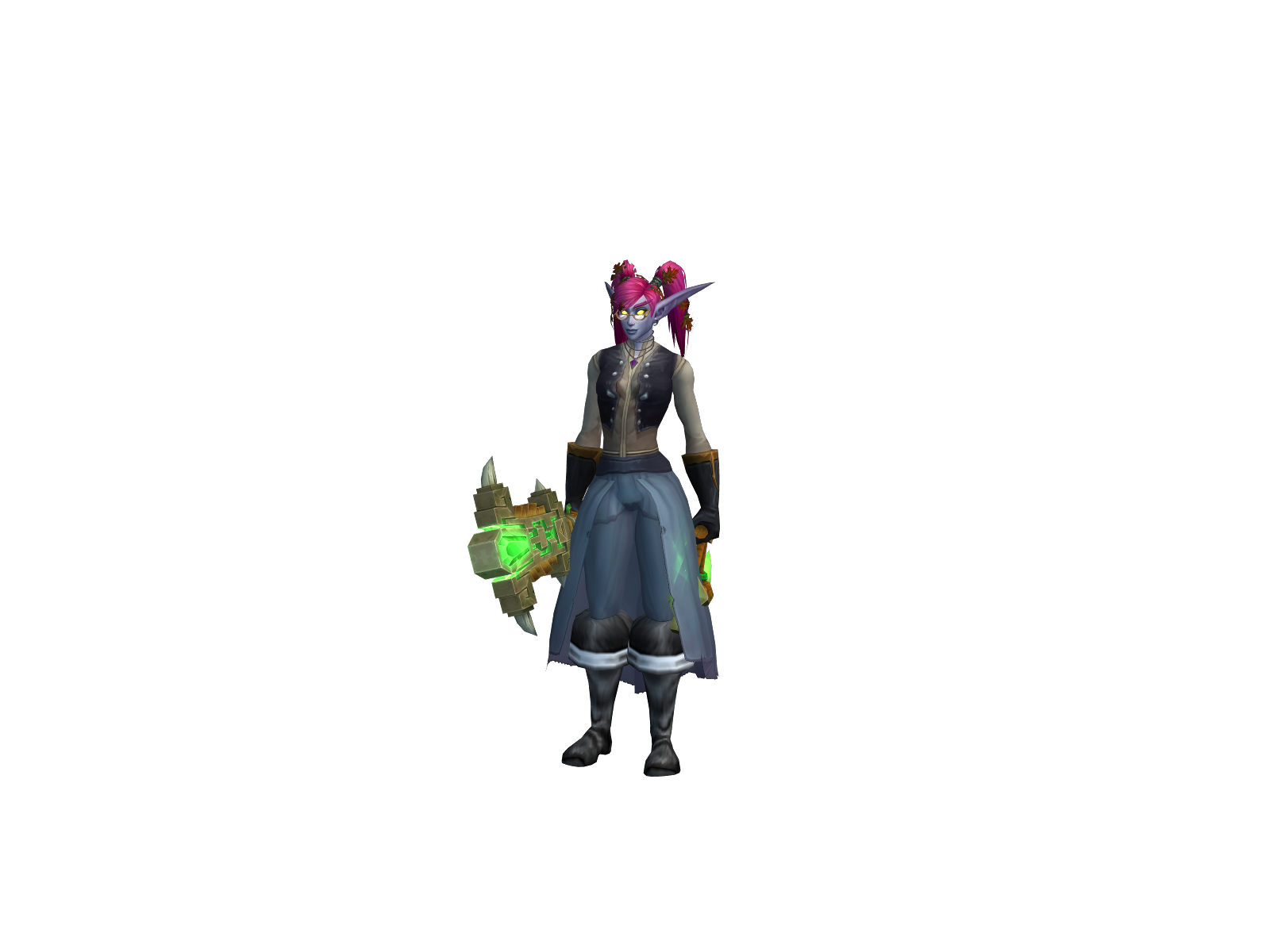 Заднечка 3D character render