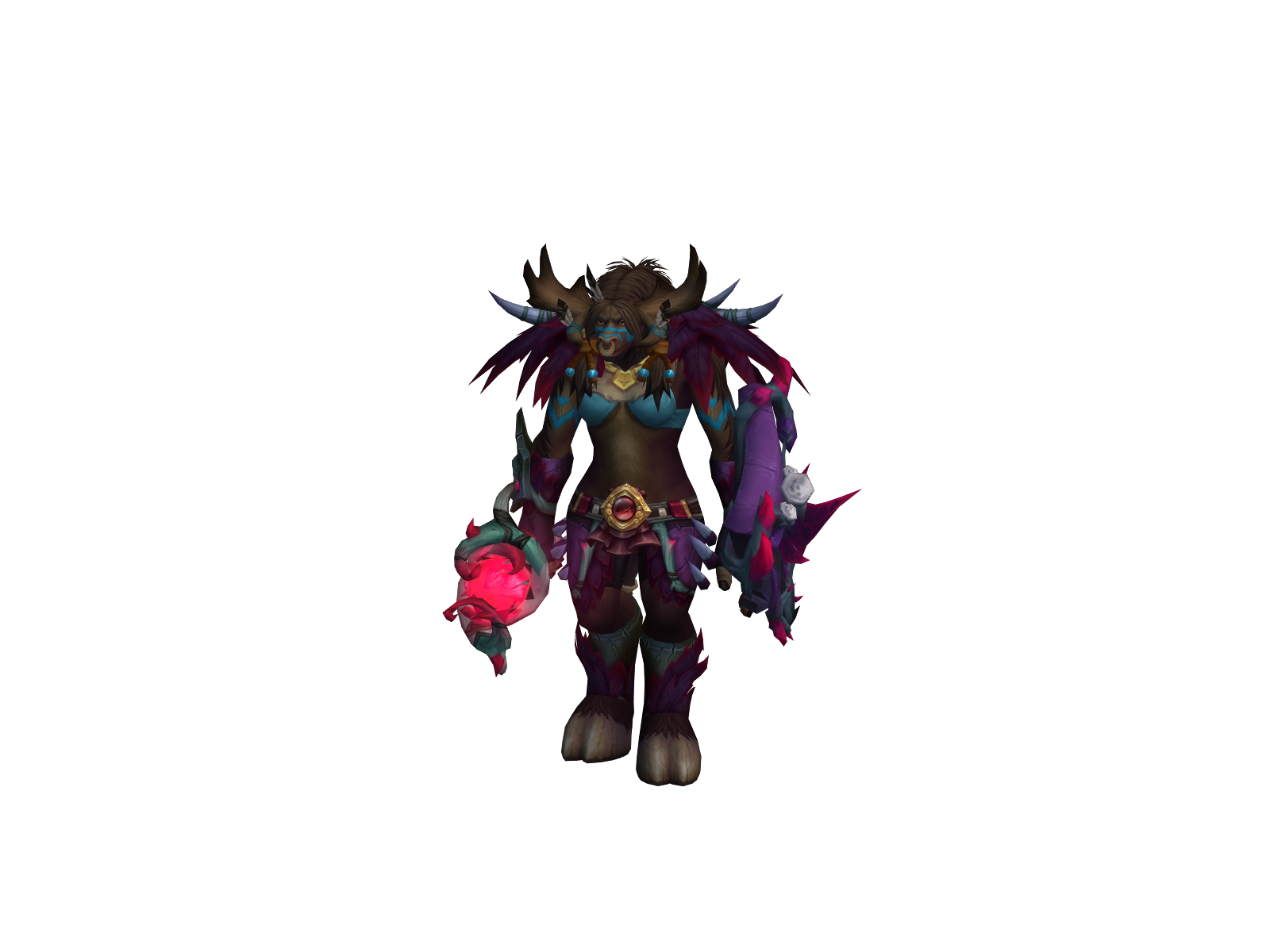 Надирала 3D character render