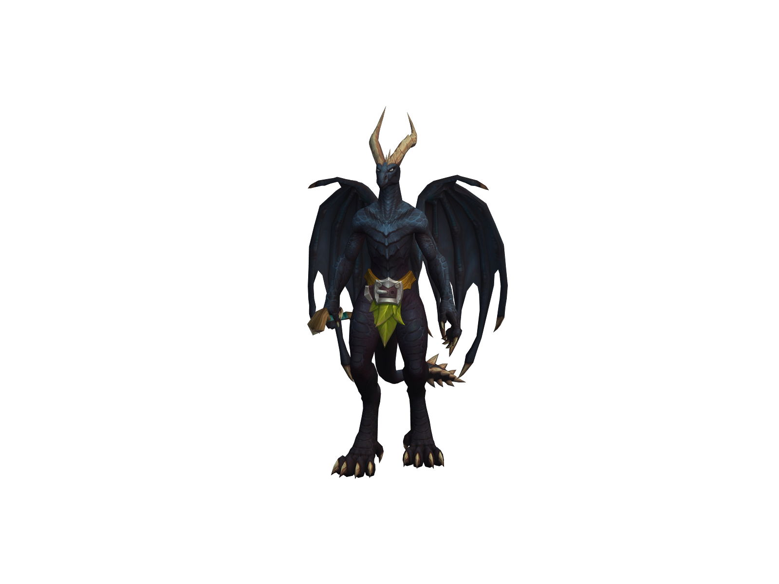 Простолюдин 3D character render