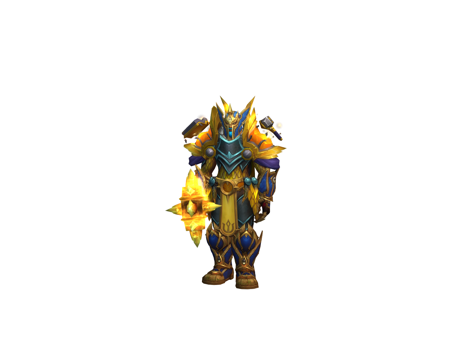 Warning 3D character render