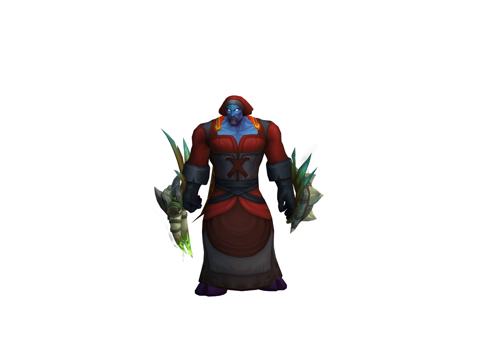Electroz 3D character render