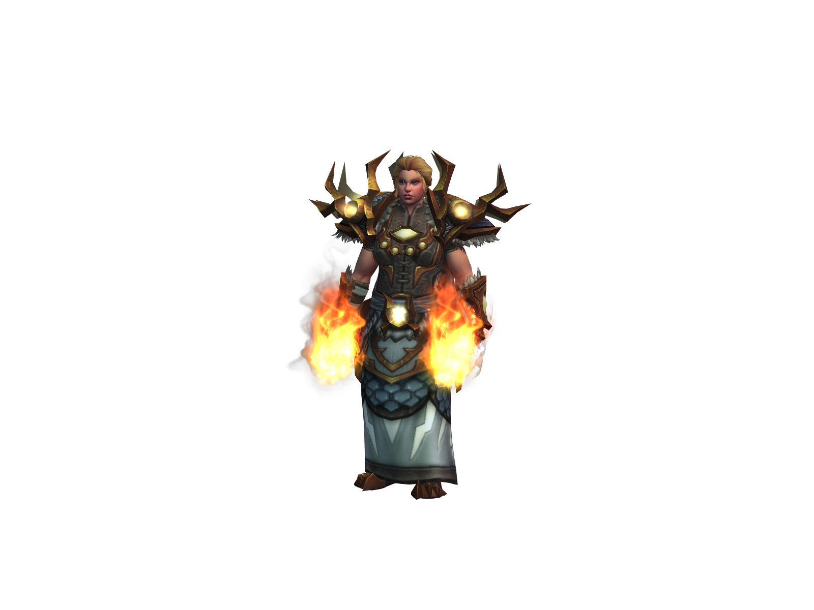 Celene 3D character render