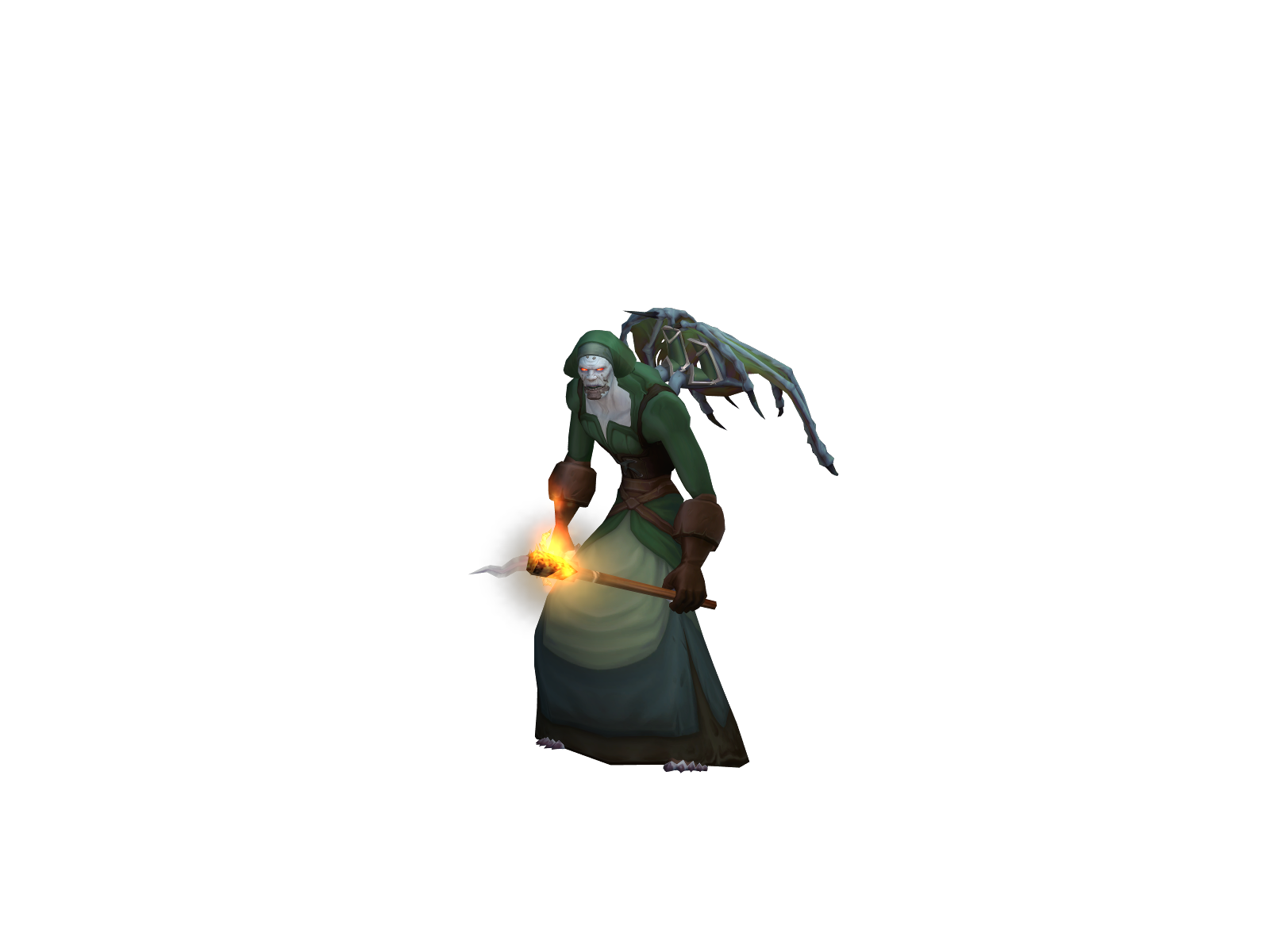 Judás 3D character render