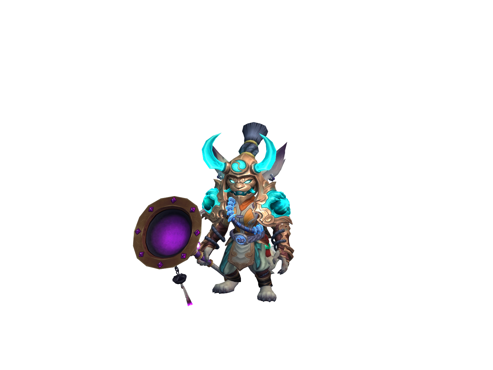 Maïlyana 3D character render