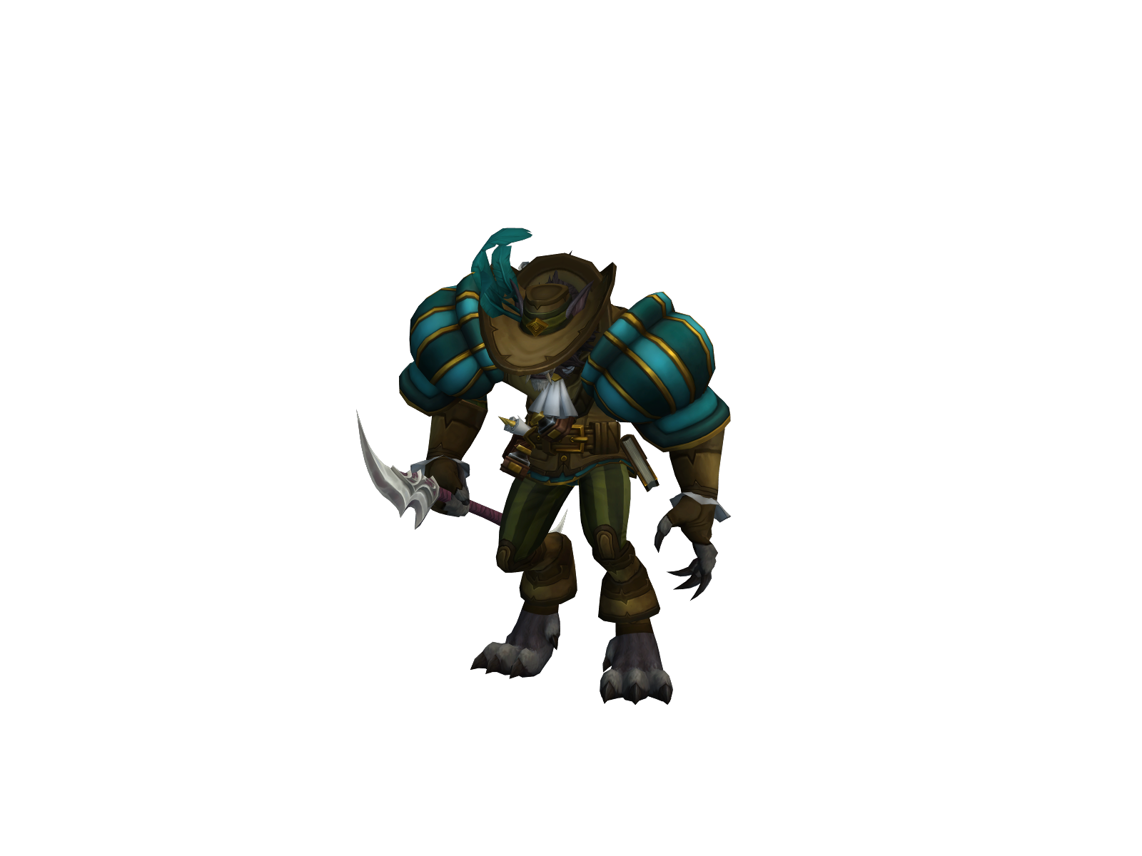 Трифуня 3D character render