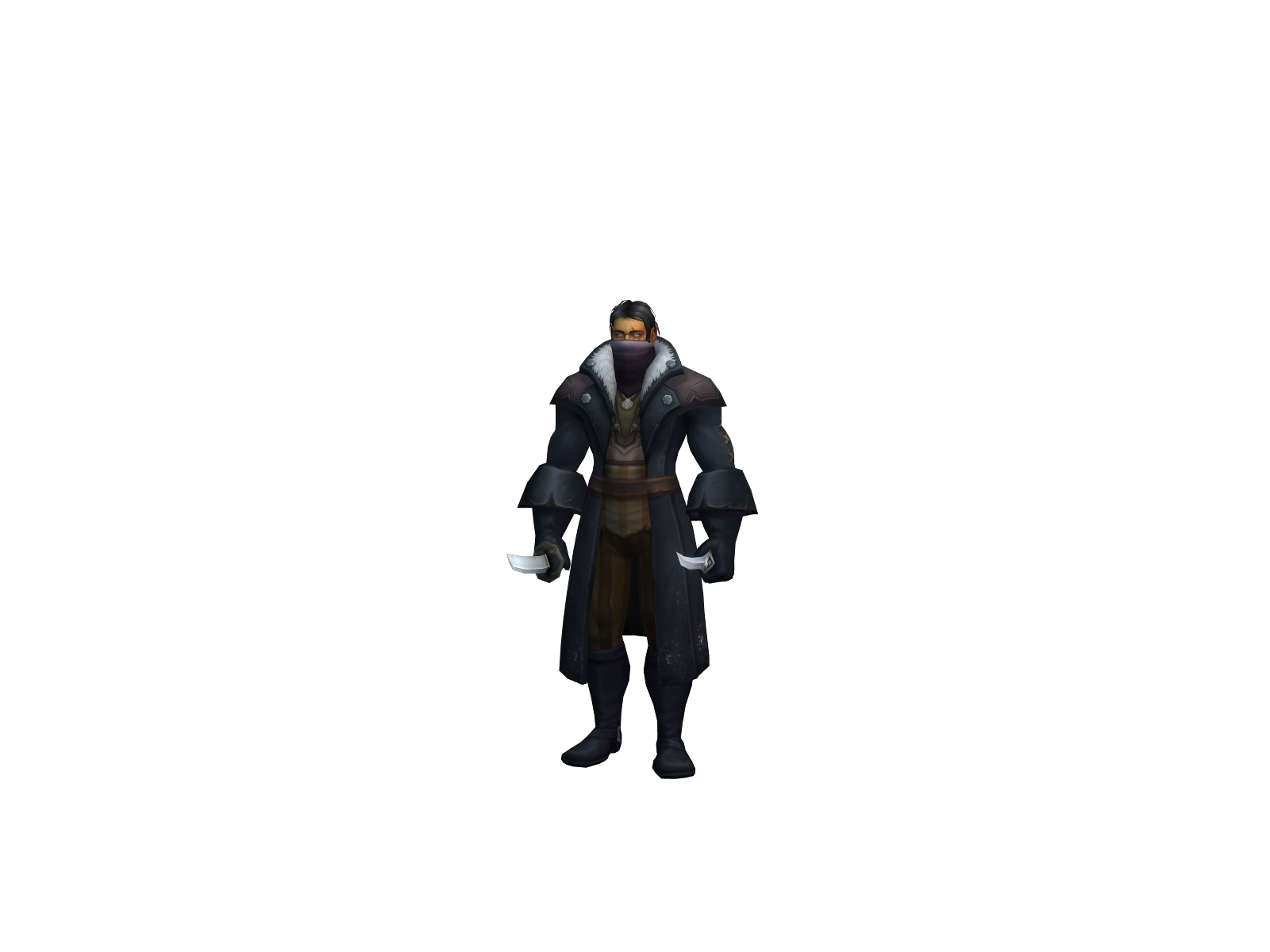 Корво 3D character render